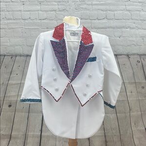 White and Red Kids‎ Matching Set by